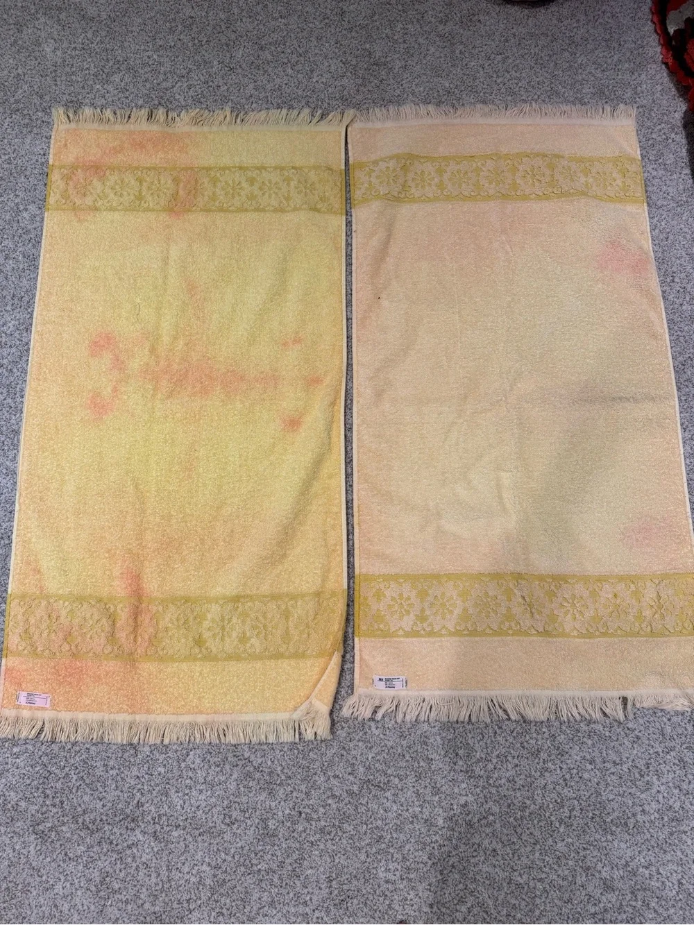 Vintage JCPenney Fringe Bath Towels | Set of 2